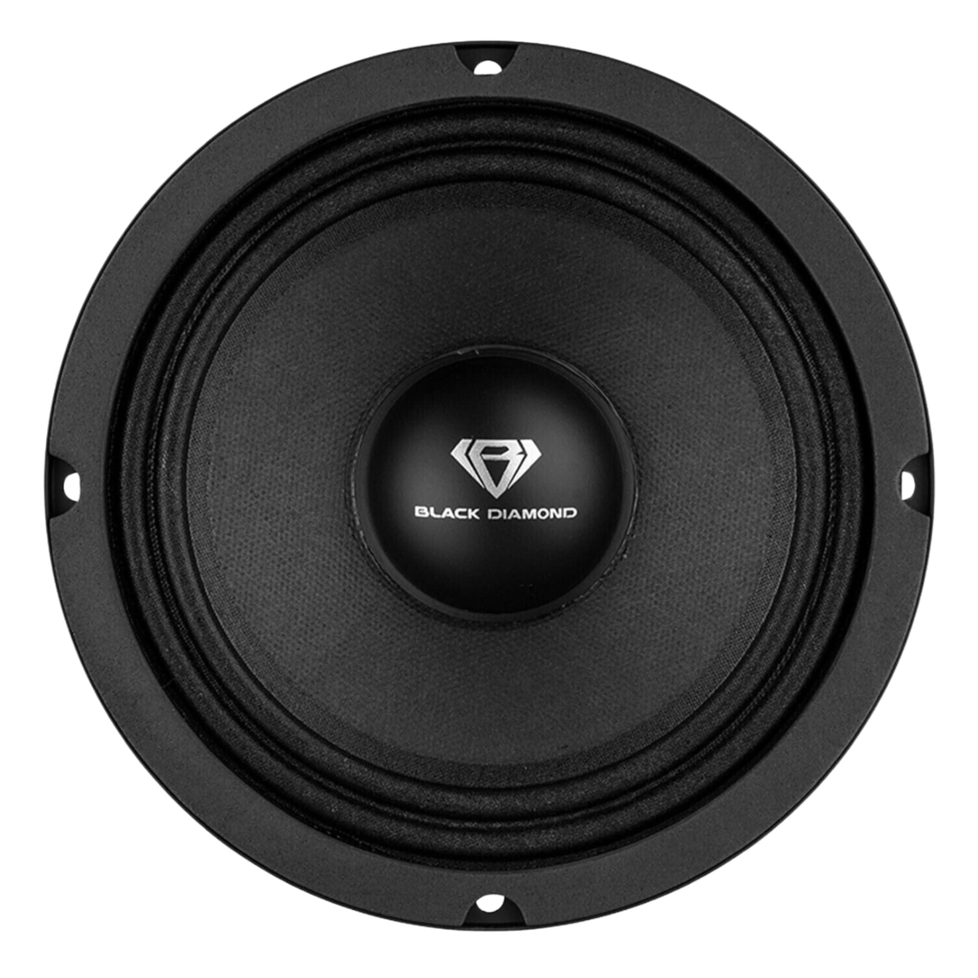 BLACK DIAMOND BLACK DIAMOND Dia-M6 6.5\" Mid Range Loudspeaker with Bullet 450 Watts 8-Ohm (1 Speaker)