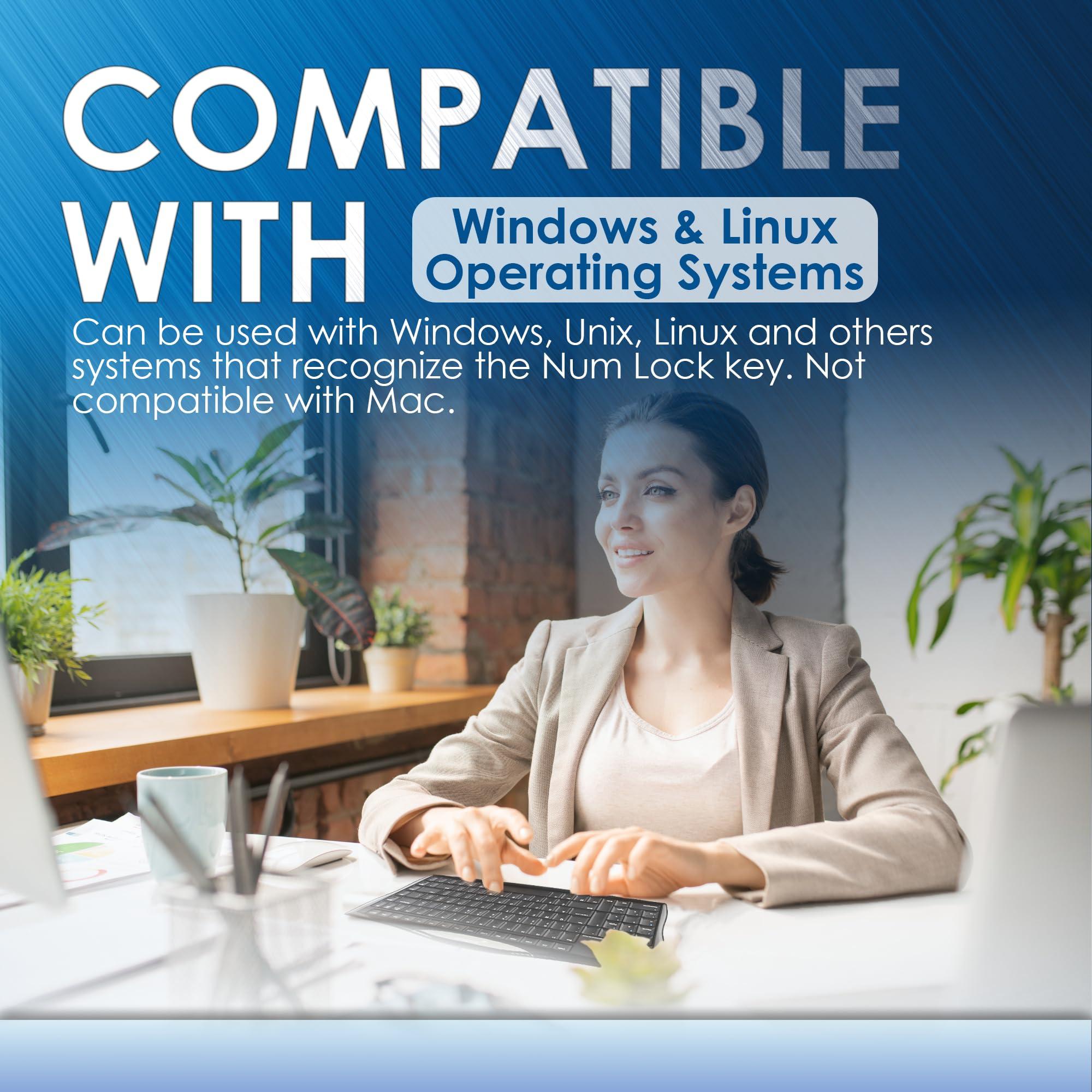 Evoluent Evoluent R3K Reduced Reach Right-Hand Keyboard Wired USB Compact with Numeric Pad, Ergonomic Computer Keyboards for Comfortable Typing, Black Full-Size PC Keyboard with One-Touch Shortcut Keys