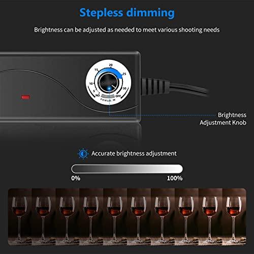 Neewer NEEWER Photo Studio Light Box, 16\" x 16\" Shooting Light Tent with Adjustable Brightness, Foldable and Portable Tabletop Photography Lighting Kit with 80 LED Lights and 4 Colors Backdrops