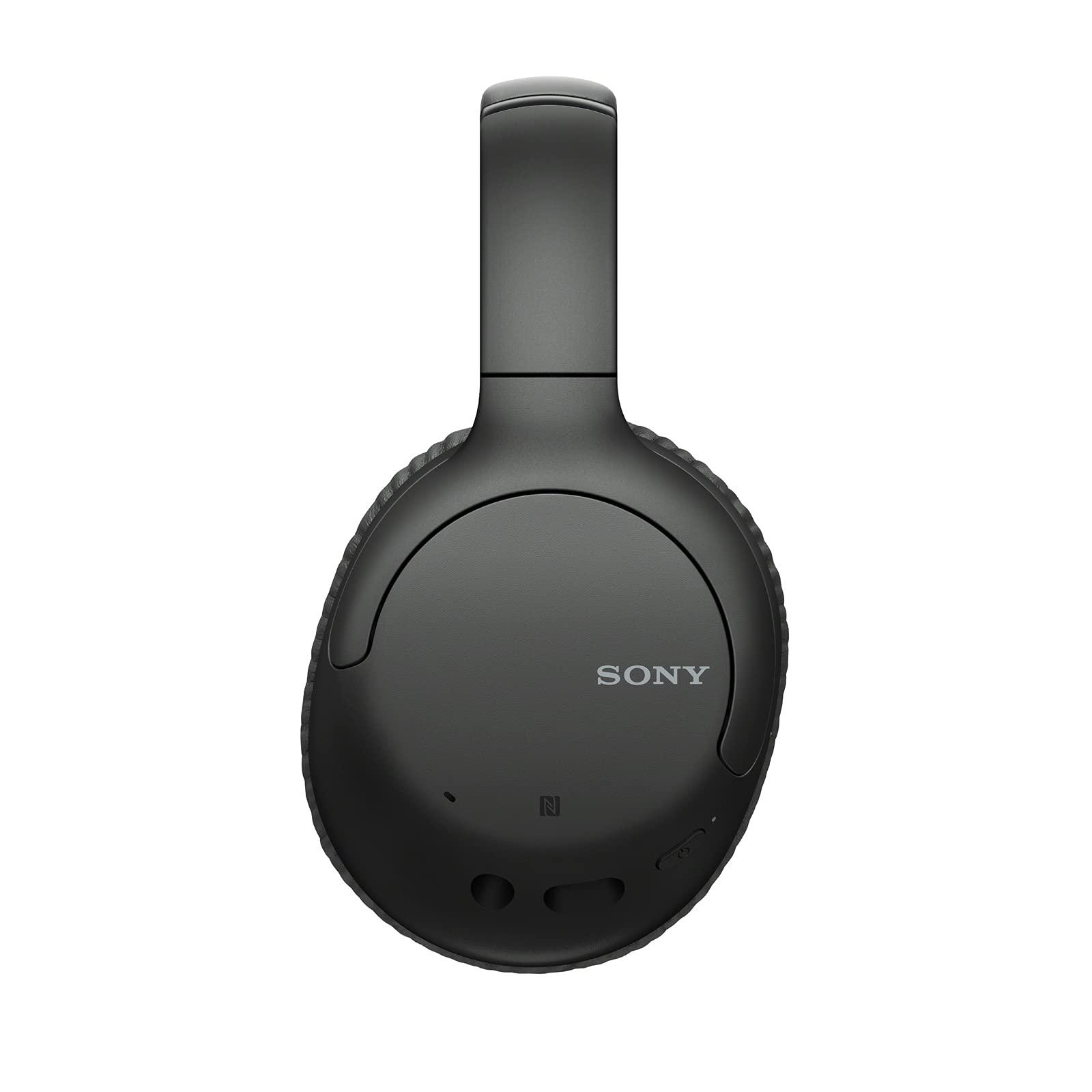 Sony Sony Noise Canceling Headphones WHCH710N: Wireless Bluetooth Over The Ear Headset with Mic for Phone-Call and Alexa Voice Control, Black