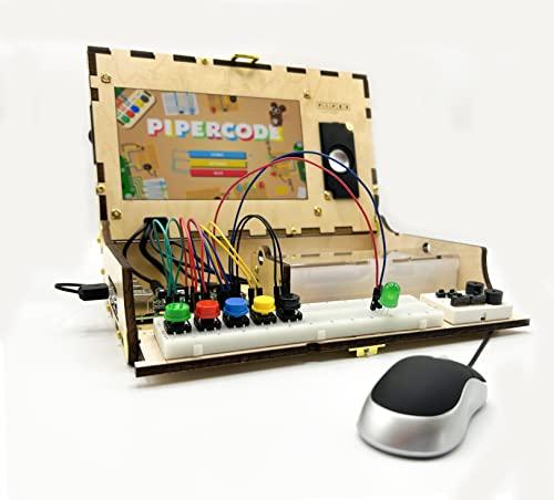 Piper Piper Computer Kit: Award-Winning Build-A-Computer Age 8+ STEAM Learning, with Raspberry Pi, Drag-n-Drop Coding, StoryMode, Games, Python, and Amazing Projects!