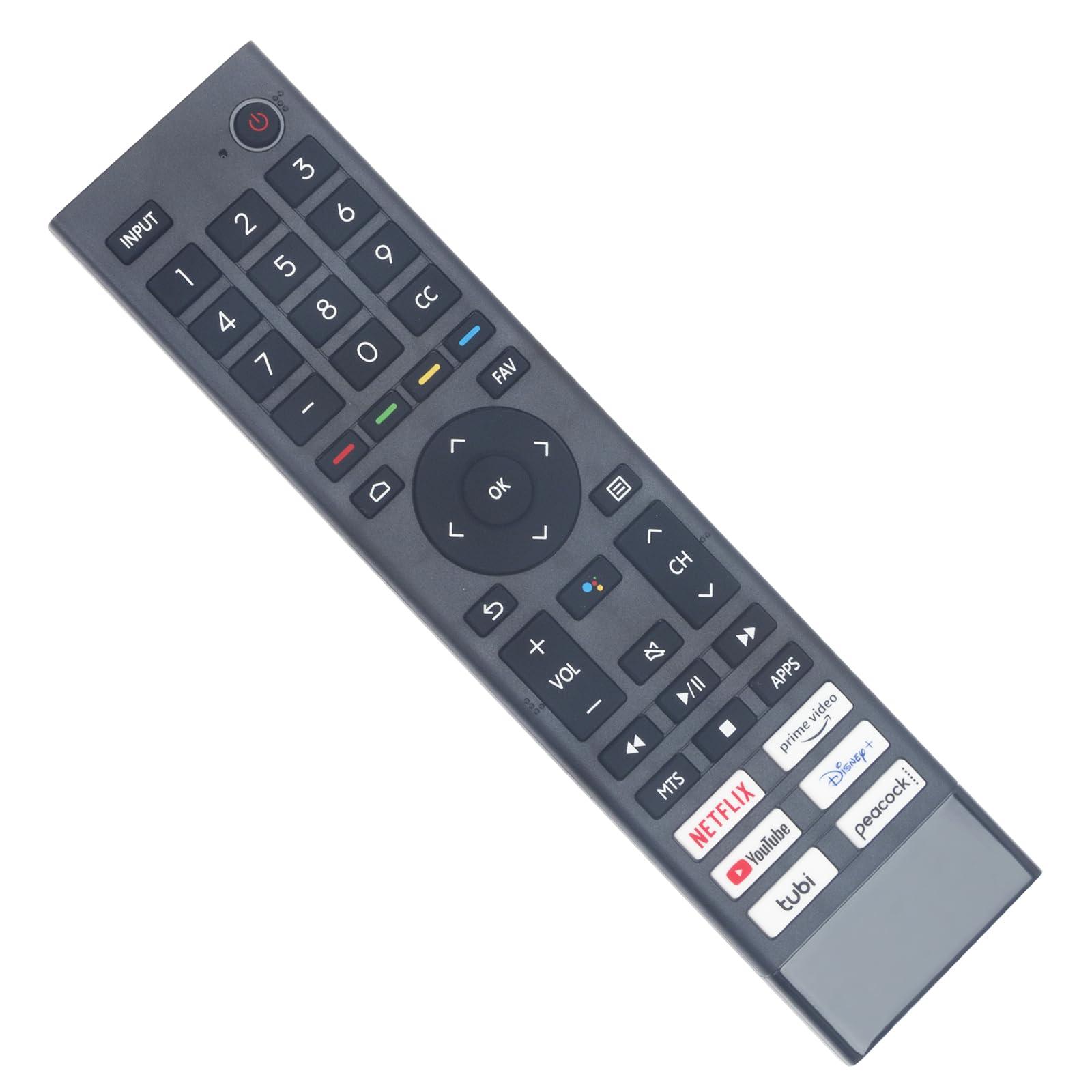 AULCMEET AULCMEET ERF3J80H Replaced Voice Remote Control fit for Hisense Smart 4K UHD TV 65U8G U6G 55U6G 50U6G 65U6G 75U6G 50U68G 55U68G 65U68G 75U68G A6G 75A6G 43A6G