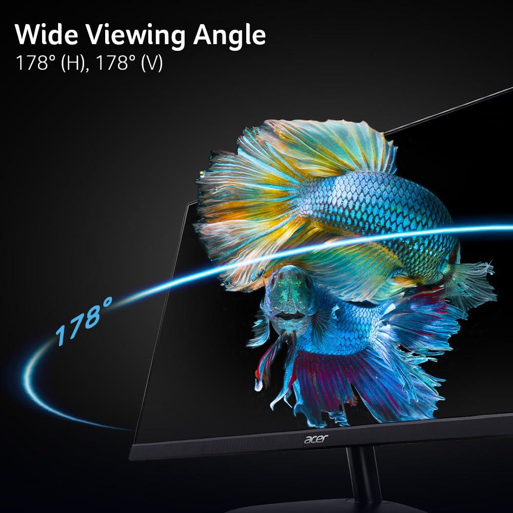 acer Acer SB270 G0bi 27" IPS Full HD (1920 x 1080) Ultra-Thin Zero-Frame Gaming Office Monitor | Adaptive-Sync Support (FreeSync Compatible) | Up to 120Hz Refresh | 1ms (VRB) | Tilt | HDMI & VGA Ports