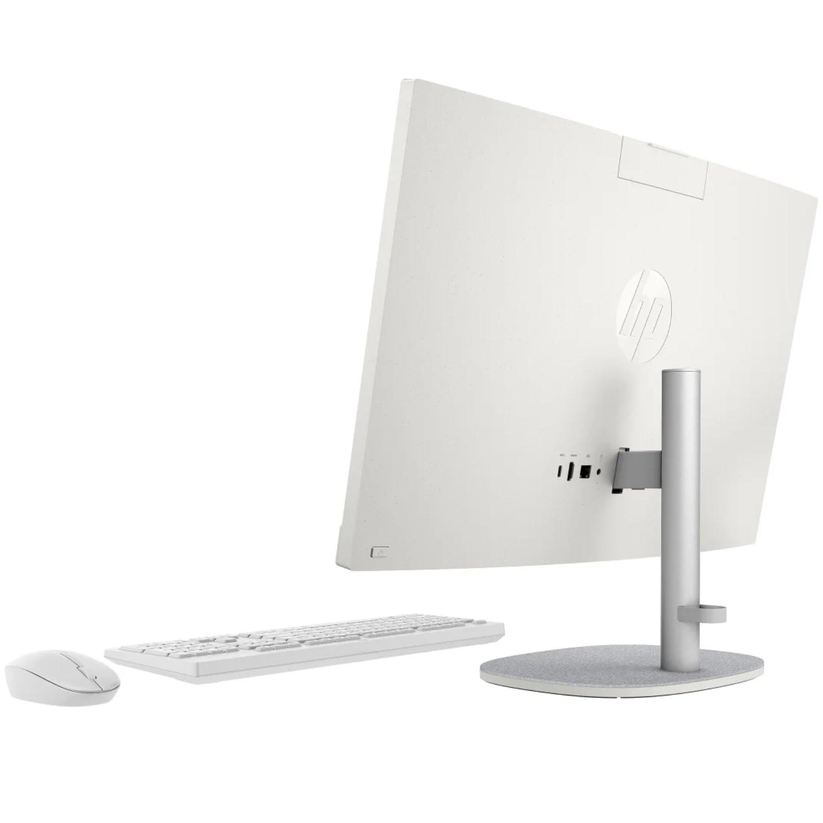HP HP 27" All-in-One Desktop Computer, FHD IPS Display, 12-core Intel Core Ultra 7-155U Processor, 64GB DDR5, 1TB SSD, Wi-Fi 6, HDMI, Wireless KB&Mouse, Windows 11 Pro, + 500G P500 Portable SSD