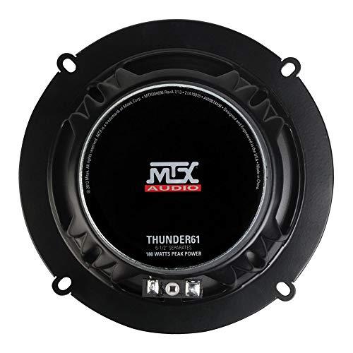 MTX MTX Audio THUNDER61 Thunder Series 6.5", 2-Way, 90W RMS 4-Ohm Component Speaker Pair