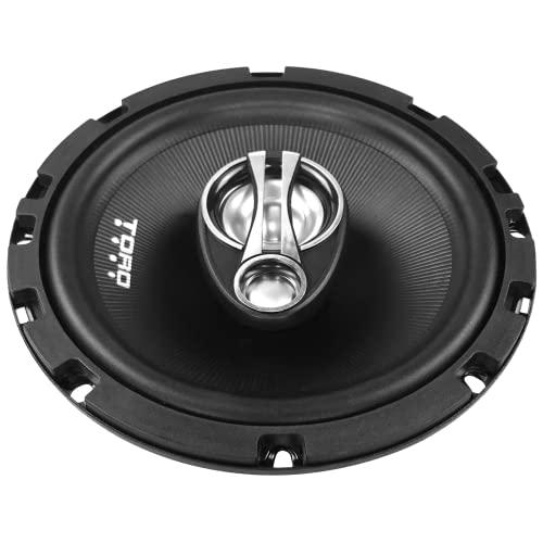 TORO TECH TORO TECH – F6, 6.5 Inch 3-Way Coaxial Car Speaker Set - 120 Watt MAX / 60 Watts RMS, Ferro Fluid Tweeters, 4 Ohm, 1” KSV Voice Coils. Two Speaker Set (Sold As Pair)