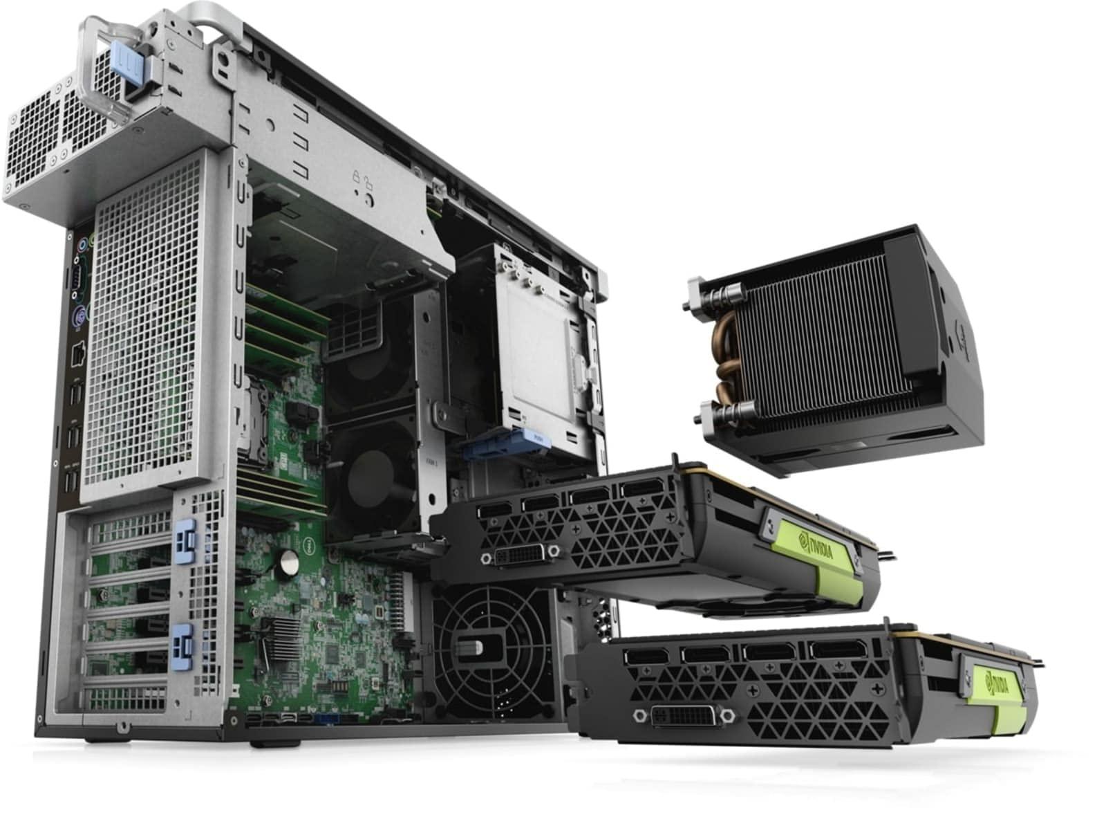 Dell Dell Precision 5820 Workstation Desktop | Core i9-10900X - 256GB SSD Hard Drive - 32GB RAM - AMD Radeon PRO WX 3200 | 10 cores @ 4.5 GHz - 4GB GDDR5 Win 11 Pro Black (Renewed)