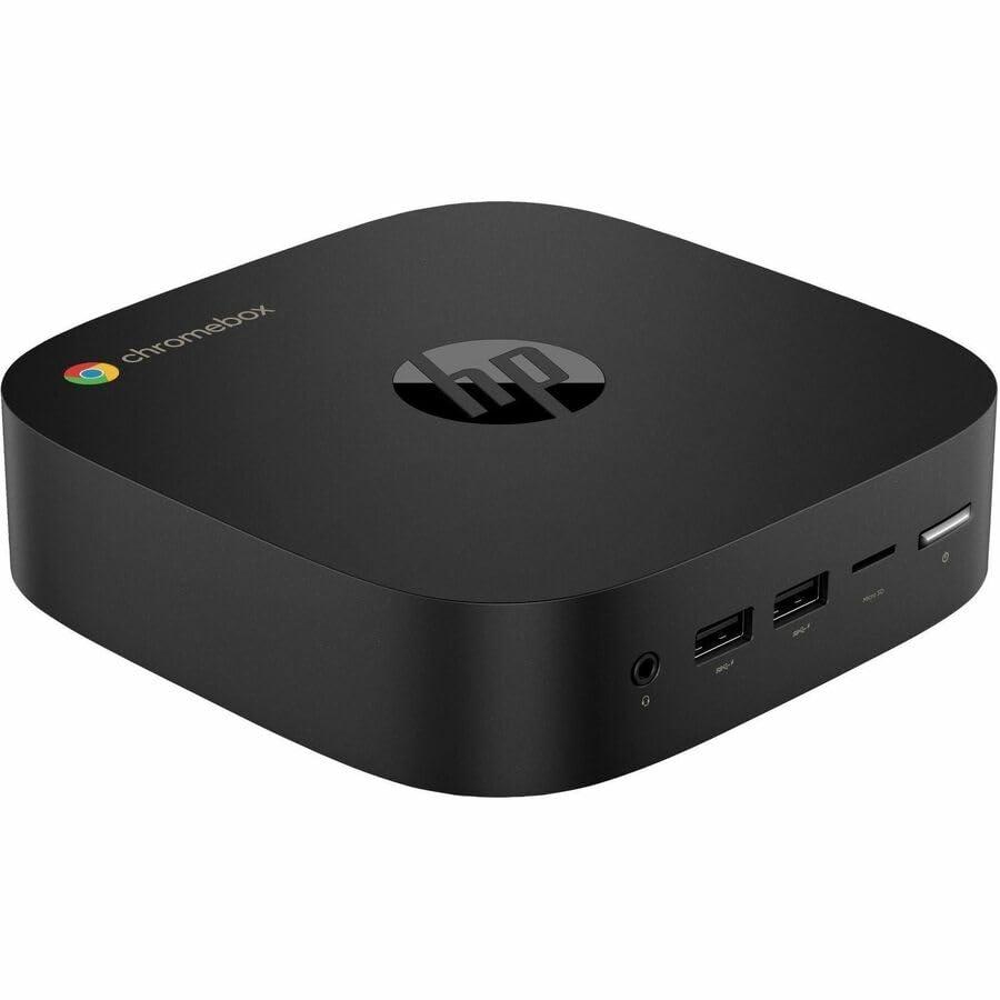 HP HP Chromebox G4 Chromebox - Intel Celeron 7305-4 GB - 64 GB Flash Memory Capacity - Desktop Mini - Intel Chip - ChromeOS - Intel UHD Graphics DDR4 SDRAM - IEEE 802.11ax - 65 W