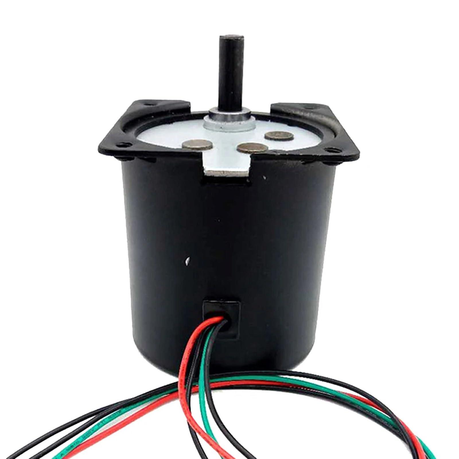 JOCCOS 220V AC 40W Gear Motor 70KTYZ Permanent Magnetic Synchronism Motor 2.5RPM 5RPM 10RPM 15RPM 20RPM 30RPM 40RPM 50RPM 60RPM bracket (Size : 110rpm no bracket)