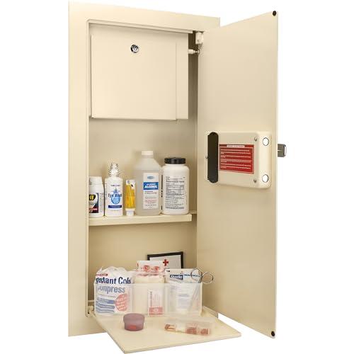 BARSKA Barska Biometric Fingerprint Digital Security Hidden In Wall Safe Between Standard Wall Studs 0.83 Cu Ft - Right Opening