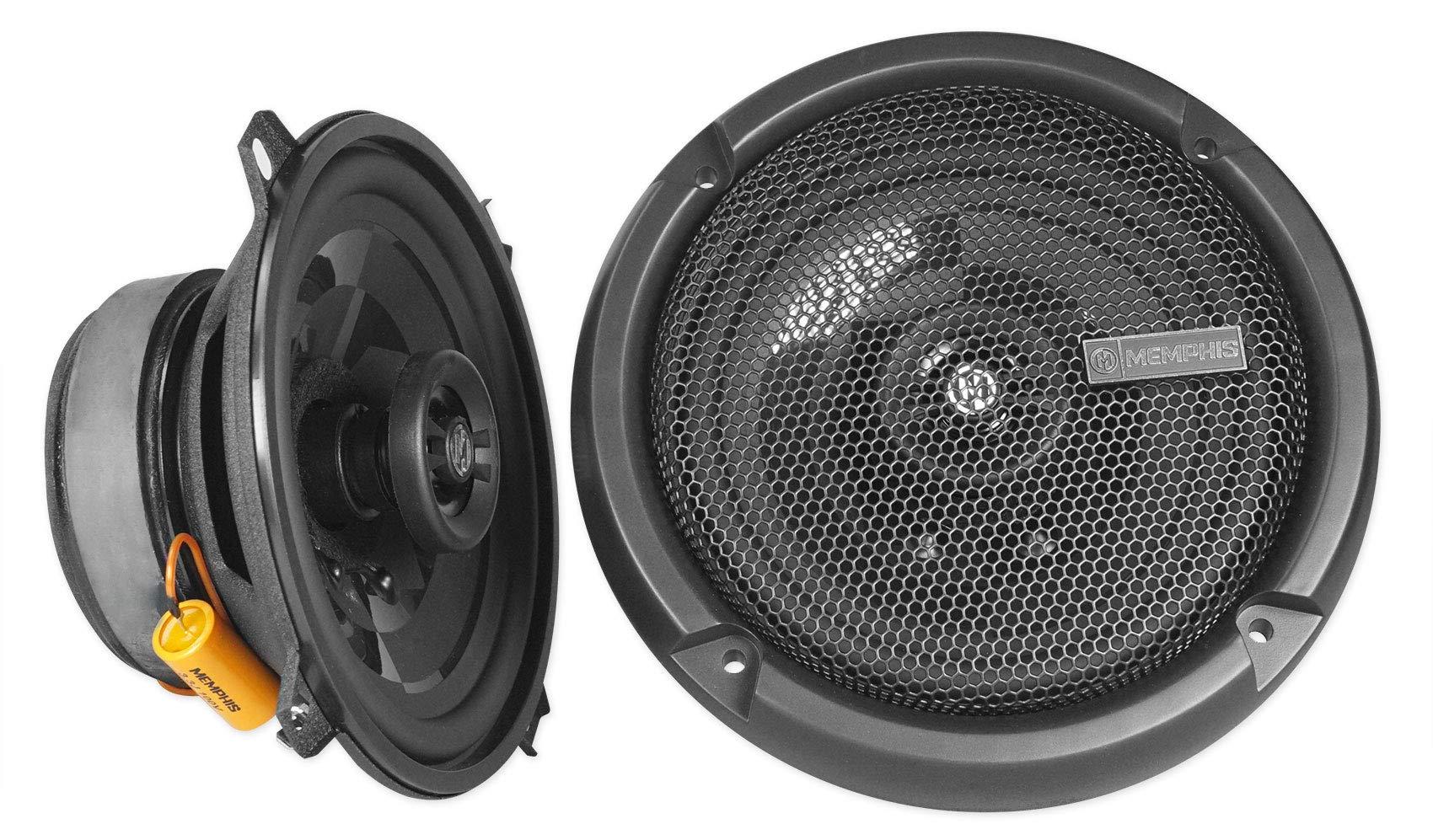 Memphis Memphis (4) Audio PRX5 5.25" 60 Watt 2-Way Car Audio Speakers w/Pivot Tweeters