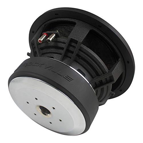 Rockville Rockville Punisher 12D1 12" 5600w Peak Car Audio Competition Subwoofer Dual 1-Ohm Sub 1400w RMS CEA Rated, Black