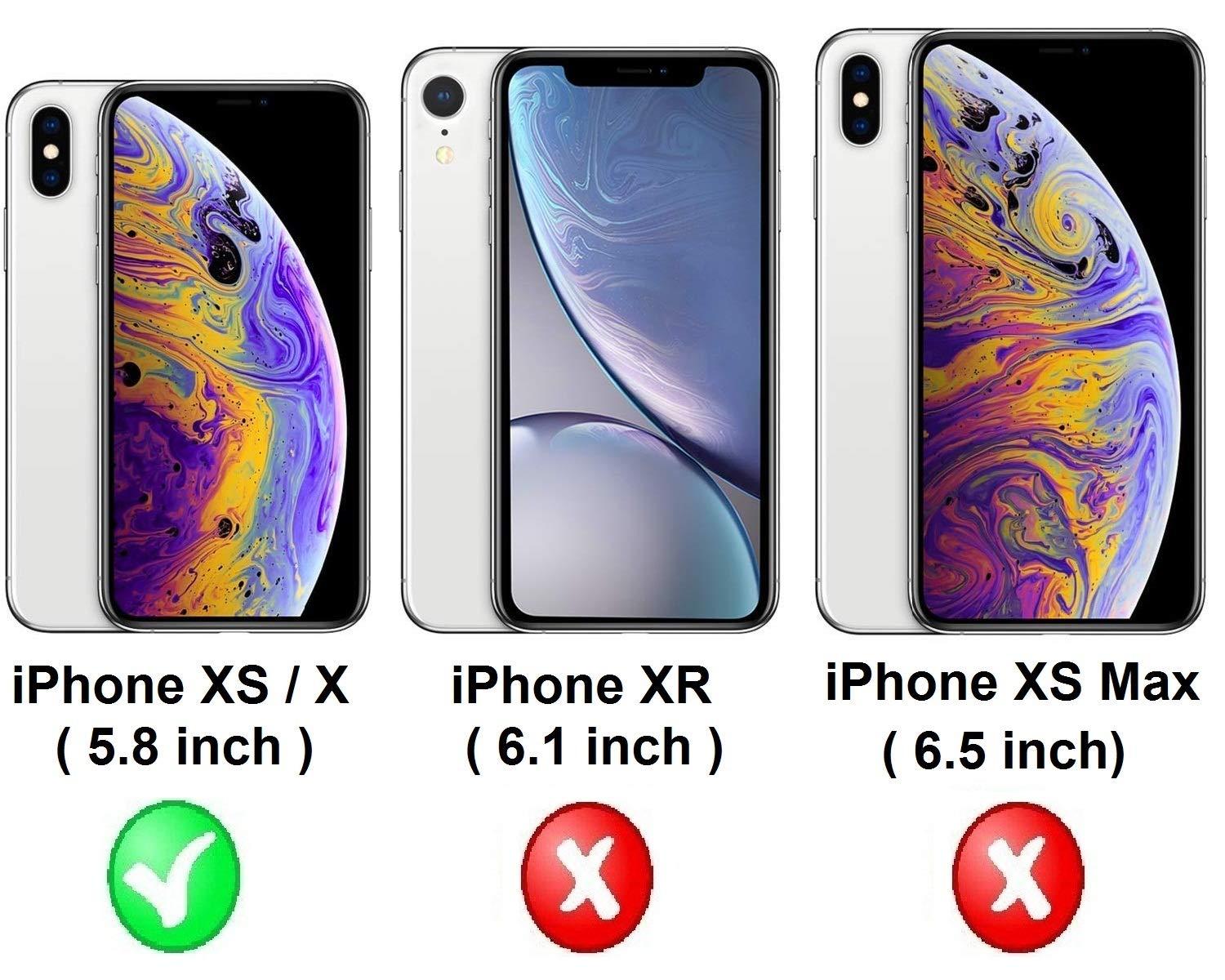 Sena Cases Sena UltraSlim Leather Sleeve Case for Apple iPhone Xs/X (5.8 inch) - Wireless Charging Compatible -Tan