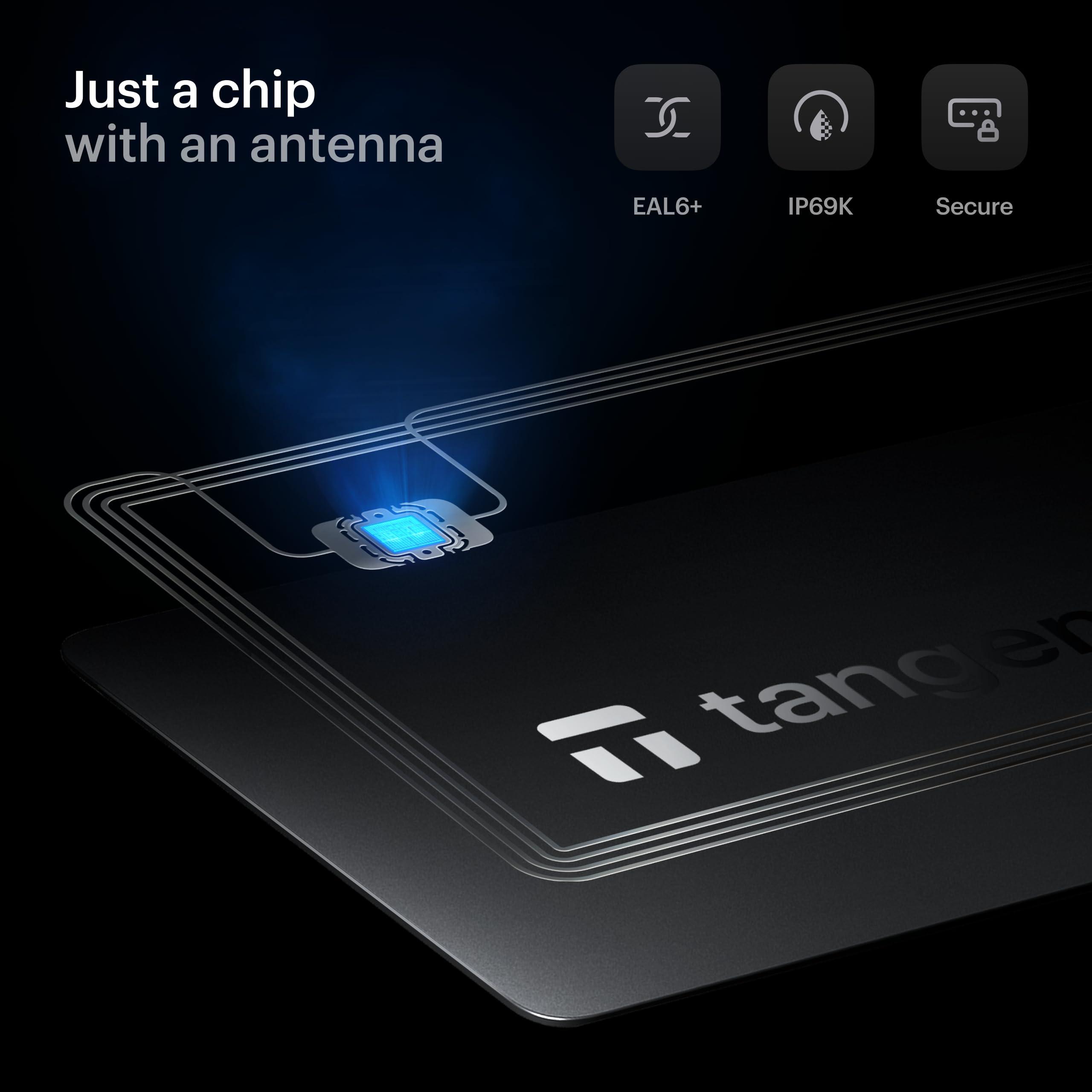 TANGEM TANGEM Wallet Pack of 2 - Secure Crypto Wallet - Trusted Cold Storage for Bitcoin, Ethereum, NFT\'s & More Coins - 100% Offline Hardware Wallet