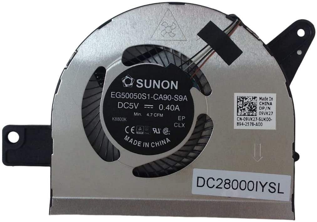 wangpeng wangpeng® CPU Cooling Fan Replacement for Dell Latitude 5580 Series Laptop 9VK27 09VK27 DC28000IYS0
