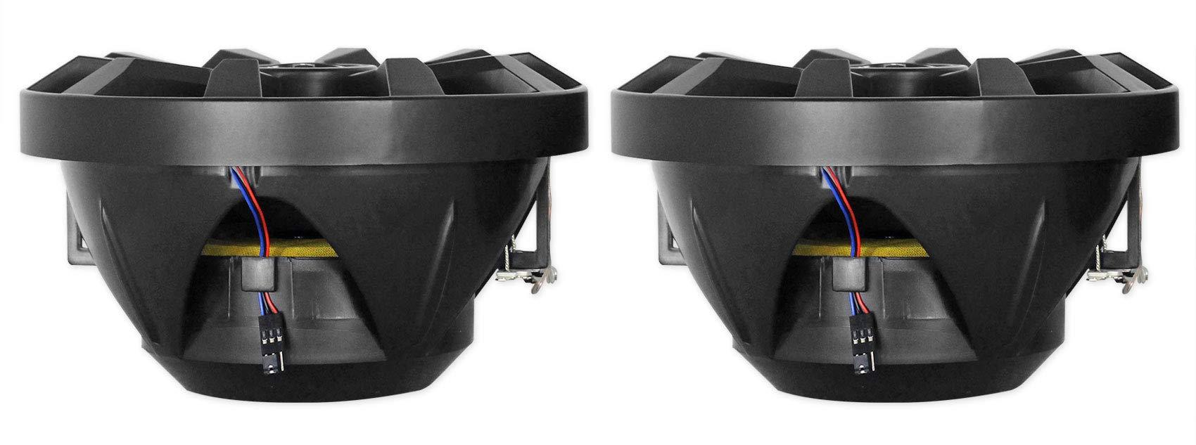 Rockville Rockville (2) RKL80MB 8" Tower LED Speakers for Polaris RZR/ATV/UTV/Cart/Jeep