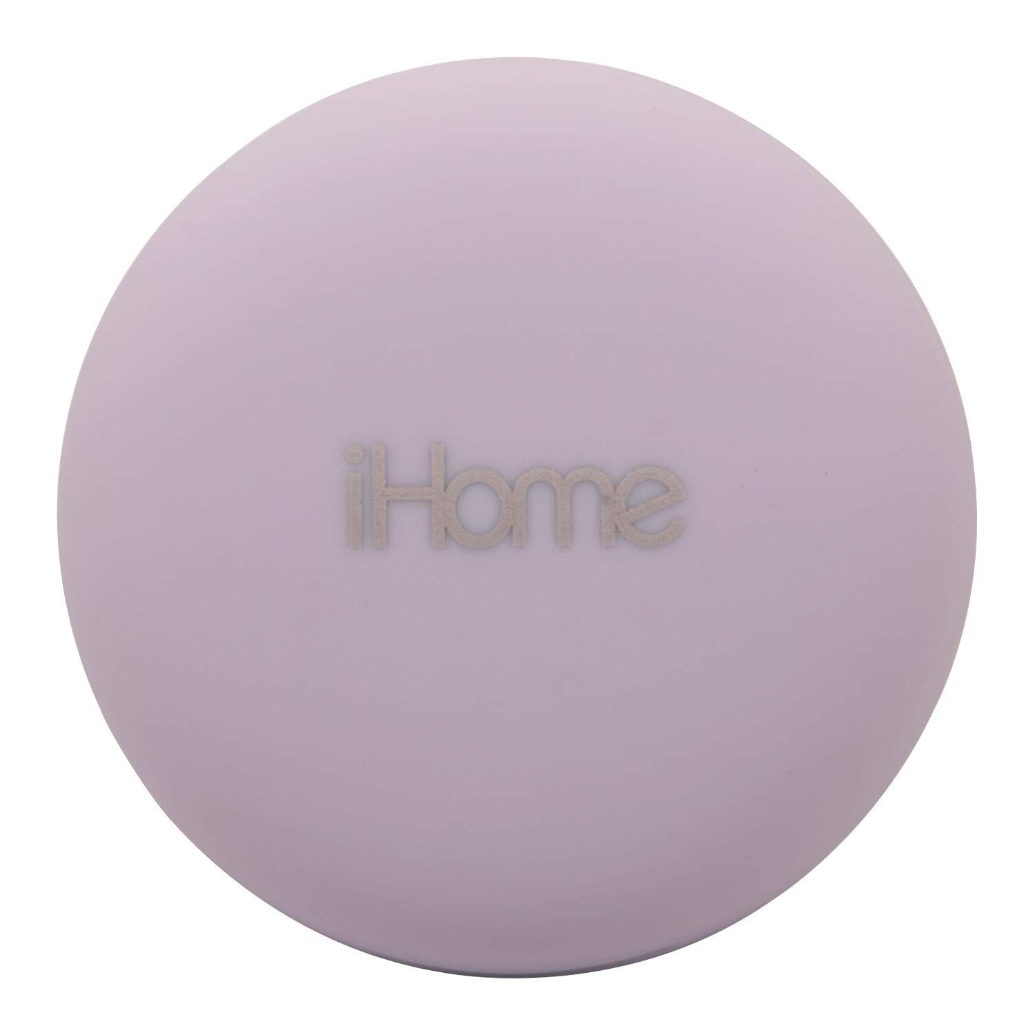 iHome iHome Wireless Earbuds with Charging Case, Water Resistant Bluetooth Earphones with Microphone and Touch Control, Purple