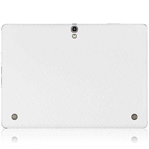 ArmorSuit ArmorSuit MilitaryShield White Carbon Fiber Skin Wrap Film + HD Clear Screen Protector for Samsung Galaxy Tab S 10.5 - Anti-Bubble Film