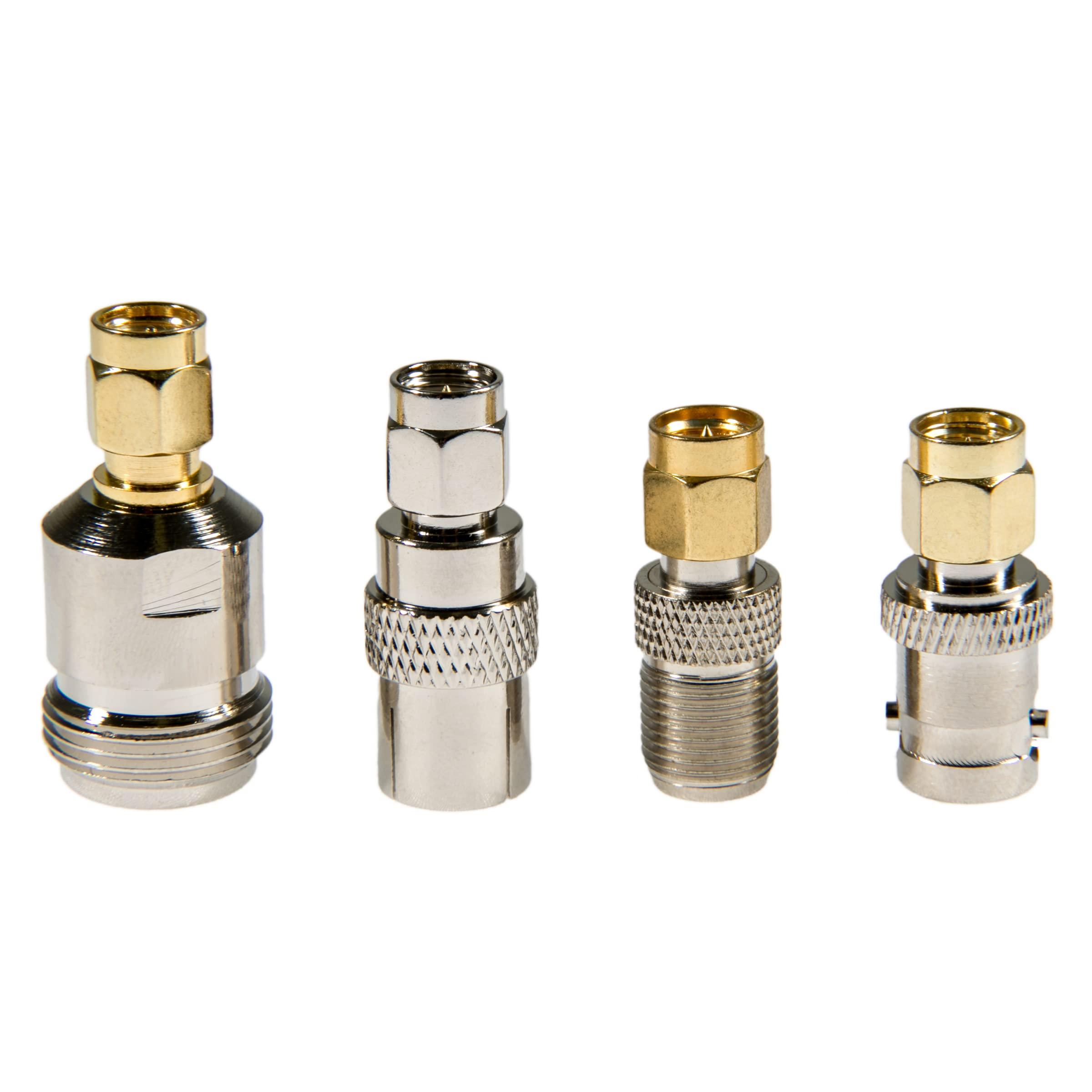 NooElec NooElec HackRF Complete Bundle - Genuine HackRF One Software Defined Radio (SDR) with 0.5PPM TCXO in a Custom Black Aluminum Enclosure. ANT500, USB Cable & SMA Adapter Bundle Included