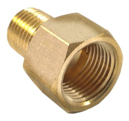 Forney Forney 75447 Brass Fitting, Reducer Adapter, 3/8-Inch Female NPT to 1/4-Inch Male NPT