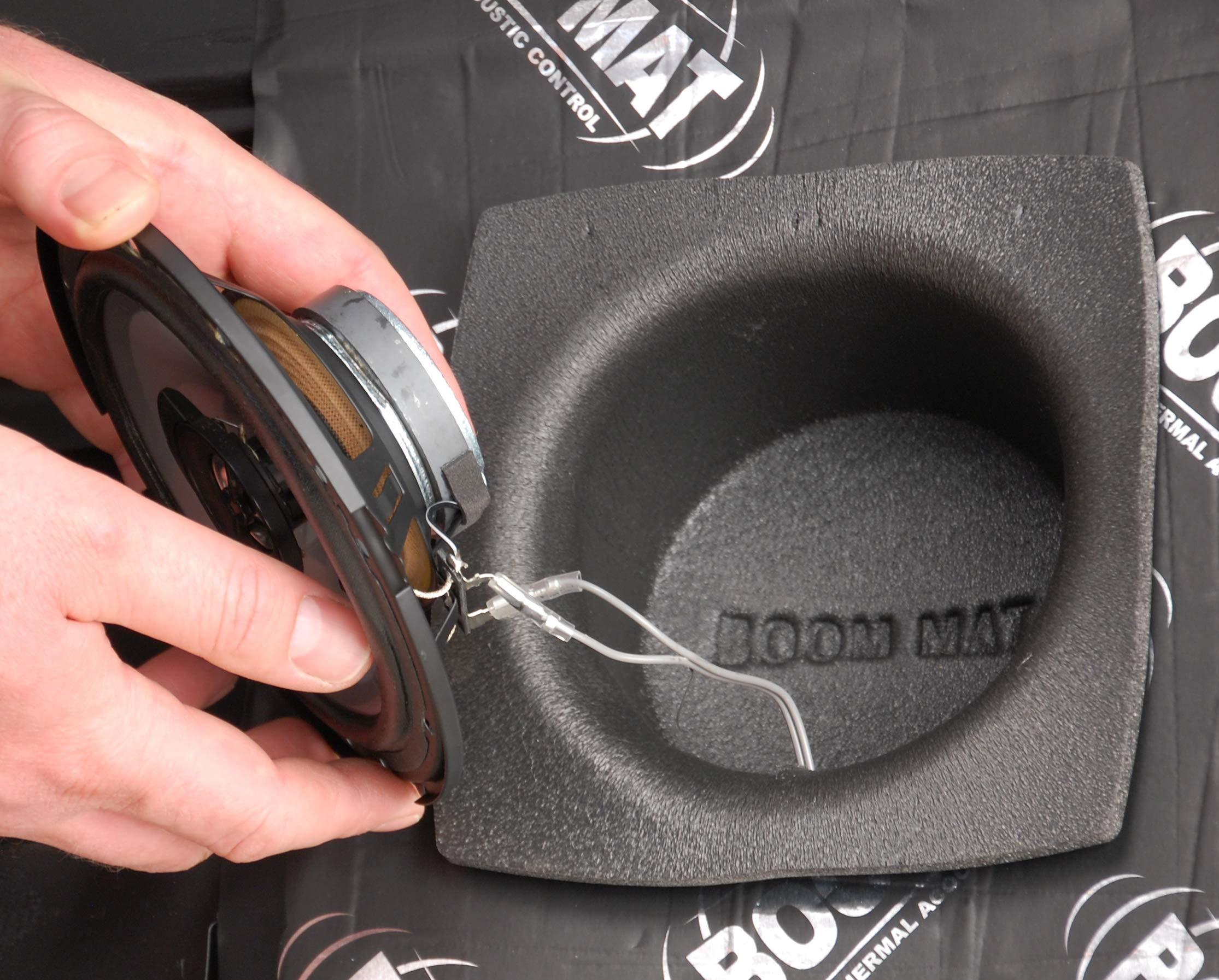 Design Engineering Design Engineering 050310 Boom Mat Speaker Baffles, 4\" Round (Pack of 2)