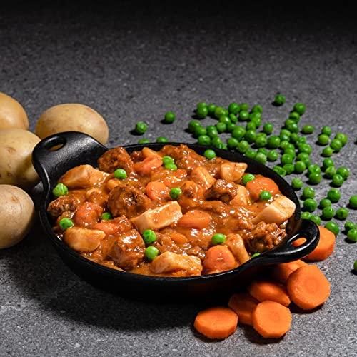 OMEALS OMEALS Vegetable Stew w/Beef-MRE-Extended Shelf Life-Fully Cooked w/Heater-No Refrigeration-Outdoor Enthusiast, Travelers, Emergency Supplies-USA Made