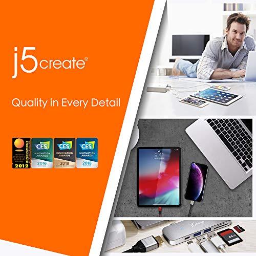j5create j5create USB to HDMI VGA Multi-Monitor Adapter - Supports Resolutions up to 2048 x 1152 - Compatible with Windows and Mac with USB Type-A 3.0 Port (JUA360)