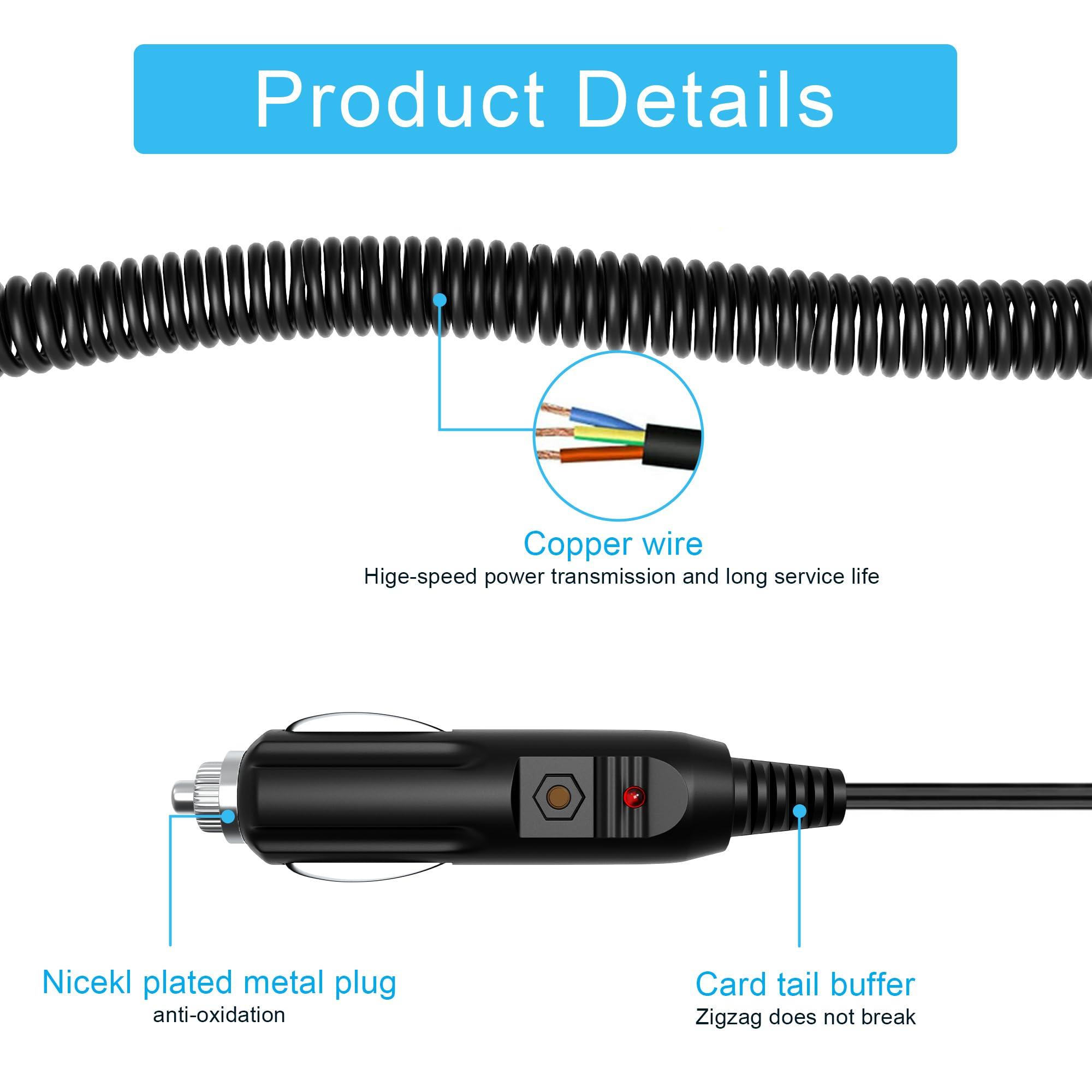 HISPD HISPD Car DC Adapter for Philips AY5808/37 Portable DVD Player Auto Vehicle Boat RV