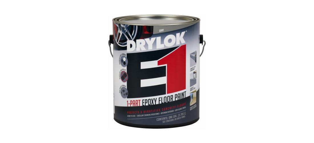 UGL UNITED GILSONITE LAB 23713 Drylok Gallon Gray E1 Epoxy Semi-Gloss Floor Paint