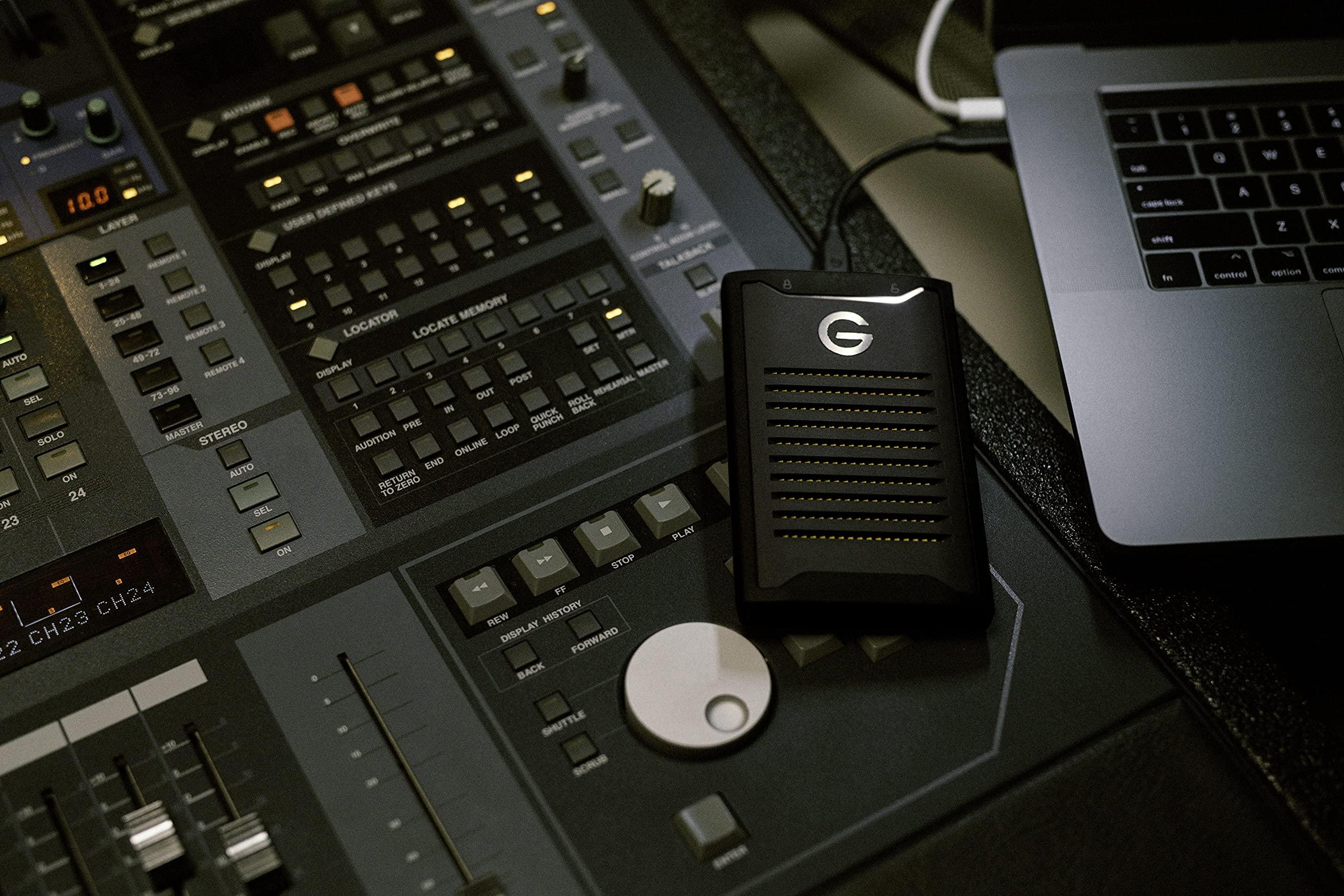 SanDisk Professional SanDisk Professional 4TB G-Drive ArmorLock SSD - Encrypted NVMe Solid State Drive, 1000MB/s, USB-C, High-Level Security, Ultra Rugged - SDPS41A-004T-GBANB