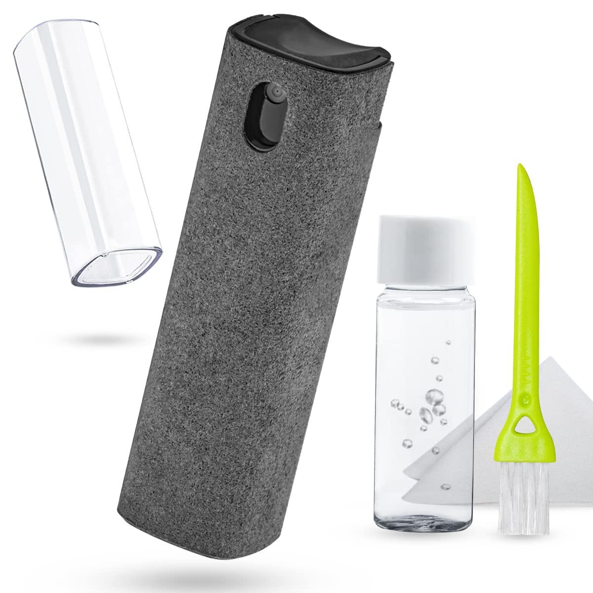 walrfid Screen Cleaner Spray and Wipe, walrfid iPad Cleaning Kit for Electronic Cell Phone, iPad, iPhone, Computer, MacBook Pro, Tablet, Monitor, LCD LED TV Flat Screen, Microfiber Cloth