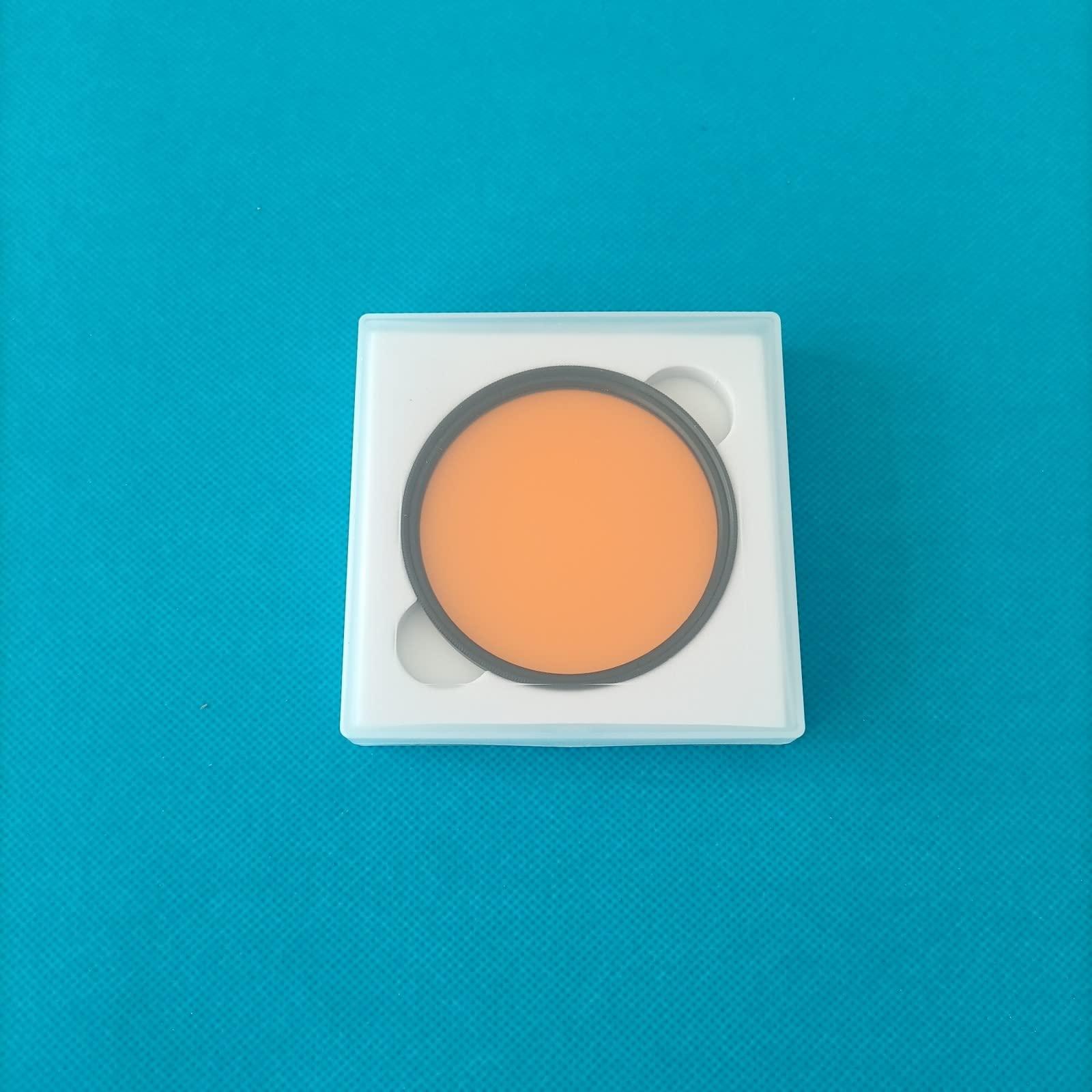 JTSF 550nm IR Infrared Long Pass Filter Orange Optical Glass CB550 GG550 for Camera Photography (Diameter : 77mm)