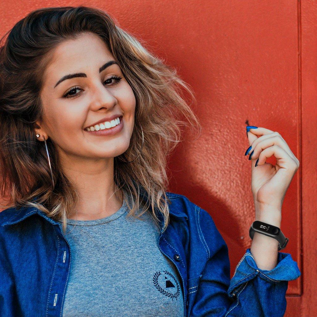 Baaletc for Mi Band 4 Strap/Mi Band 3 Strap Replacement Xiaomi Mi Band 4 Smart Watch Wrist Strap Bands for Women Man