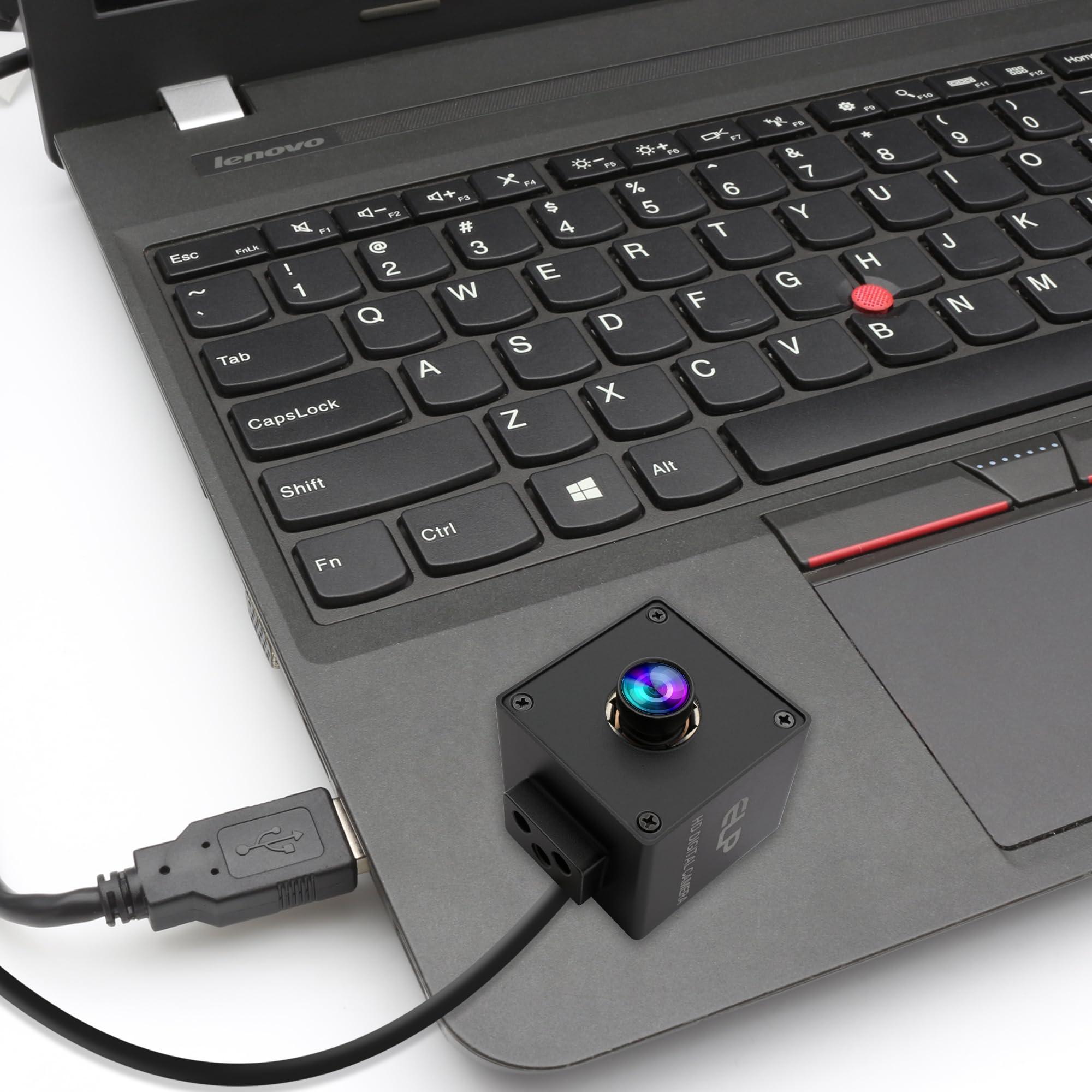 ELP ELP 1080P 120fps USB Autofocus Camera for Computer 11.6mp Lightburn Camera Mini UVC USB2.0 Webcam High Speed PC Camera Wide Angle USB Security Web Camera for Laptop (100 Low distoriton Lens)