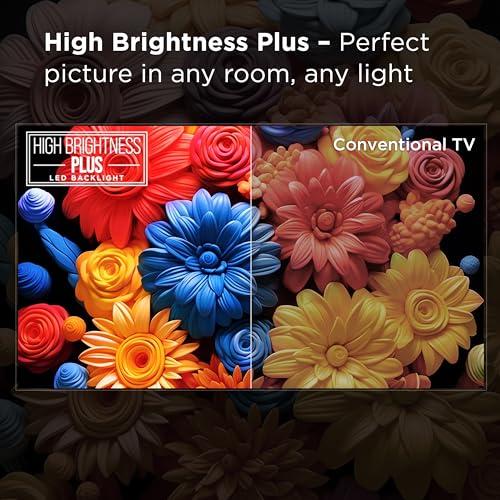 TCL TCL 55-Inch Class Q65 QLED 4K Smart TV with Fire TV (55Q651F, 2024 Model), Dolby Vision, HDR PRO+, Dolby Atmos, Alexa Built-in with Voice Remote, Apple AirPlay 2 Compatibility, Streaming Television