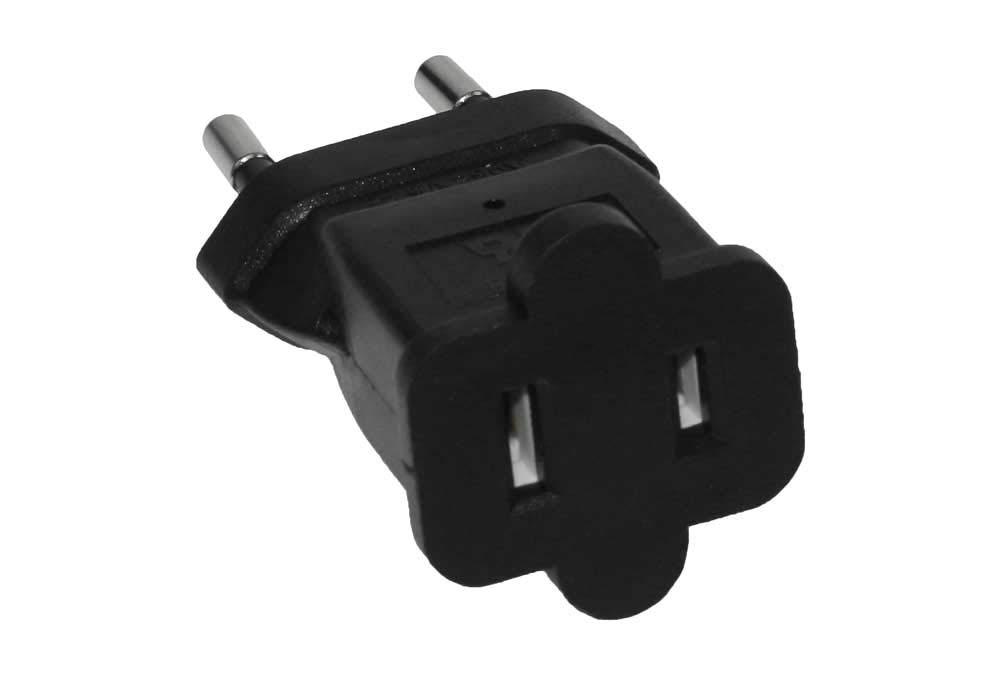 SF Cable SF Cable, USA NEMA 1-15R Receptacle to Standard 2 Pin Europe CEE 7 Plug Adapter