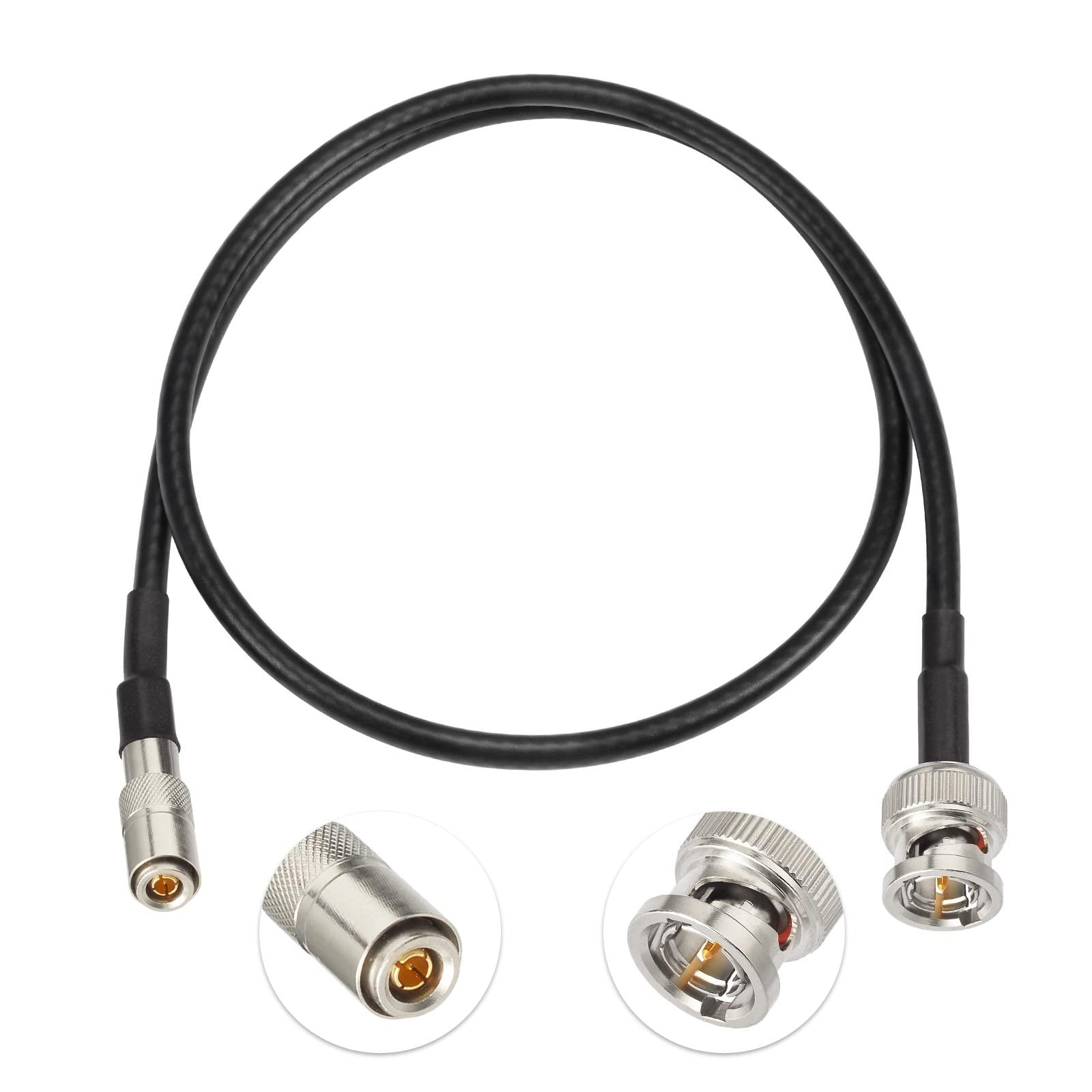 Superbat Superbat DIN to SDI BNC Cable, DIN 1.0/2.3 to BNC Male Belden 1855A Cable 20inch for Blackmagic BMCC/BMPCC Video Assist 4K Transmissions HyperDeck Cameras 2pcs