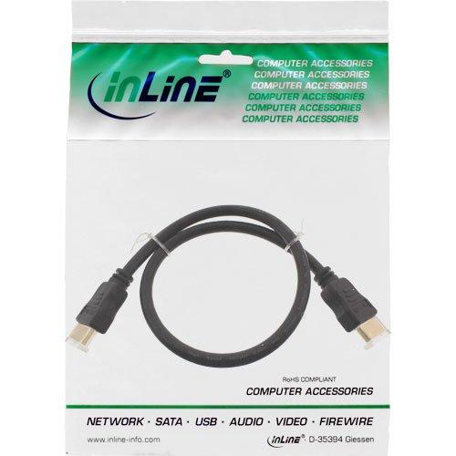 Inline InLine Premium - câble vidéo/audio/réseau - HDMI - 5 m