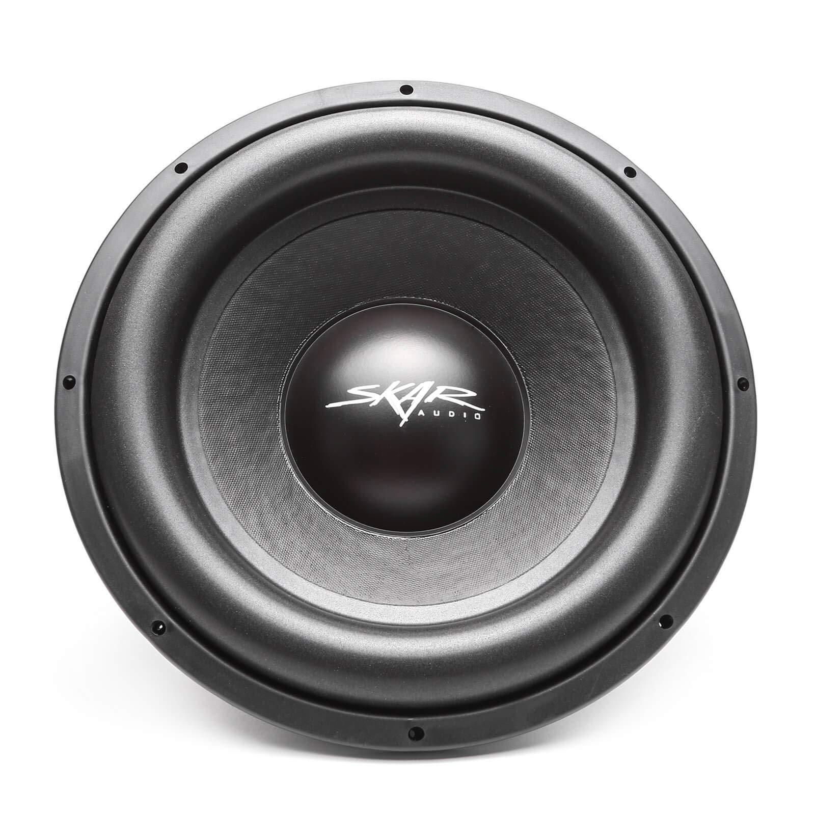 Skar Audio (2) Skar Audio Sdr-15 D4 15\" 1200W Max Power Dual 4 Ohm Car Subwoofers, Pair of 2