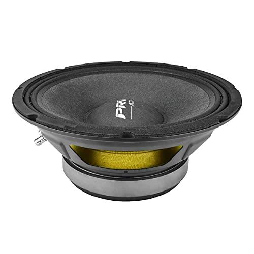 PRV AUDIO PRV AUDIO 10MR650A 10 Inch Midrange Speaker, 8 Ohm, 650 Watts, 97.5 db, 2.5 in Voice Coil Alto Series PRO Audio Mid Range Loudspeaker (Single)