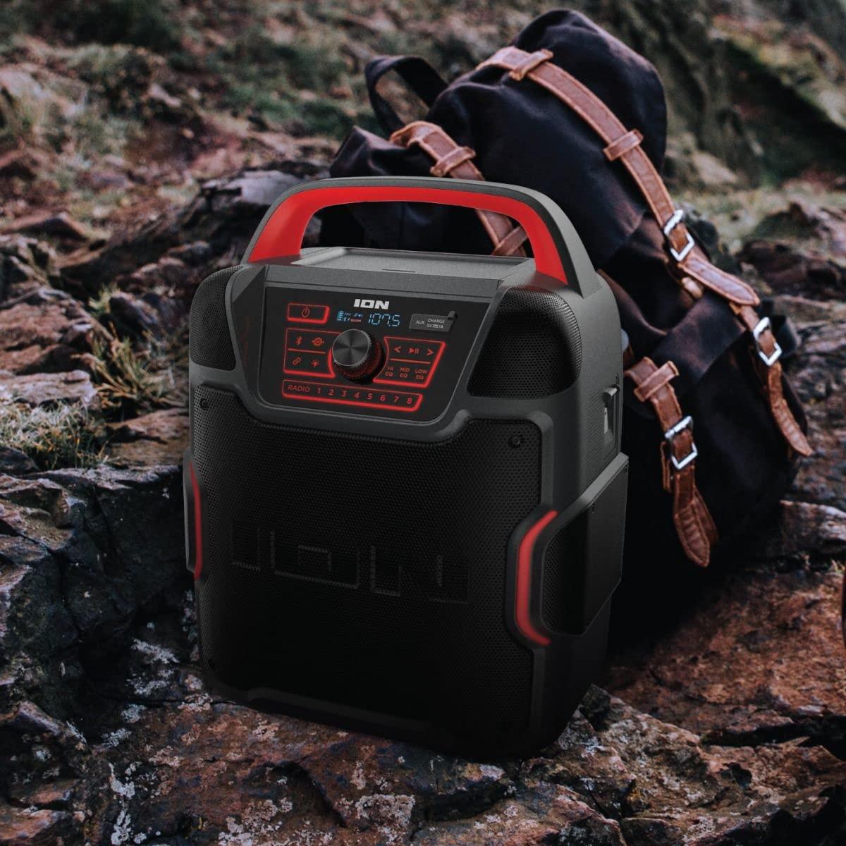 Ion iOn Audio Pathfinder 320 All Weather Bluetooth Speaker (Renewed), Black