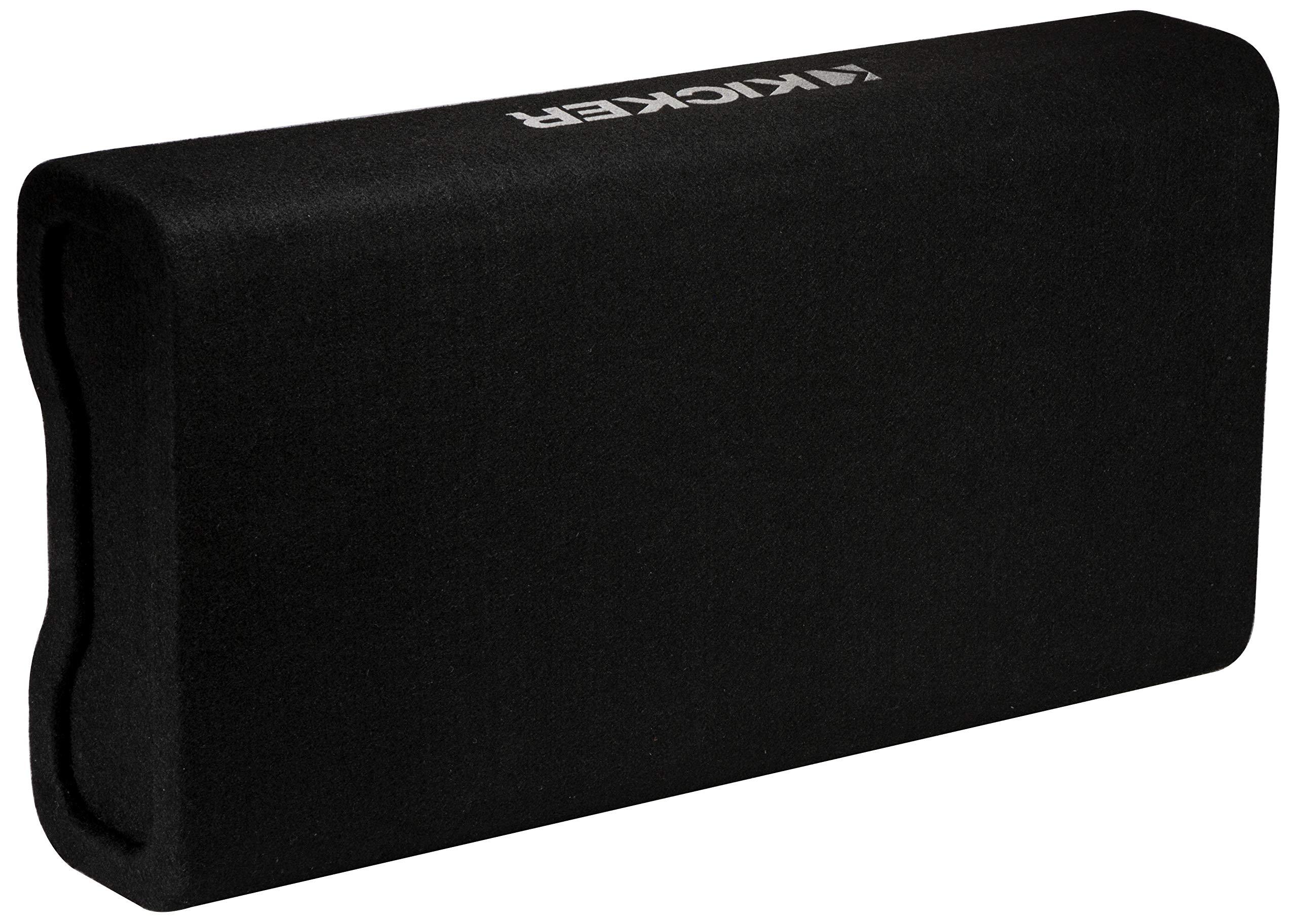 KICKER Kicker 47TRTP122 12-Inch (30cm) Thin Down Firing Subwoofer and Passive Radiator Enclosure, 2-Ohm