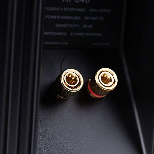 OSD Audio OSD 8\" Outdoor Patio Speaker Pair 180W, Weatherproof IP54 Rated Aluminum Grilles, White AP840