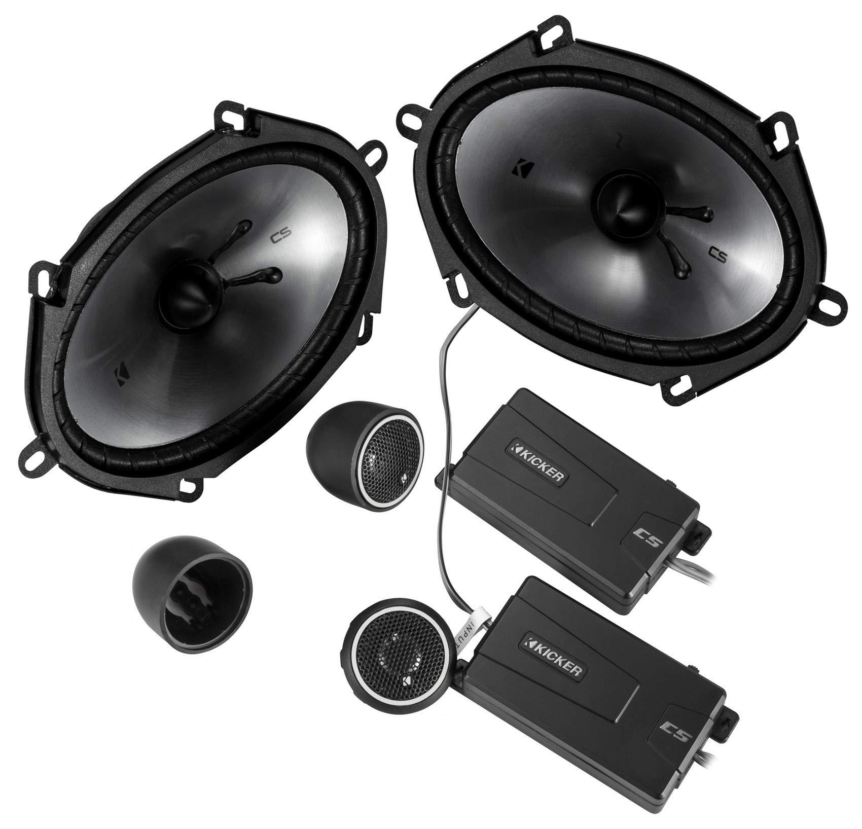 KICKER KICKER 2 Pairs 46CSS684 6X8 450w Car Component Speakers w/ 0.75" Tweeters CSS68