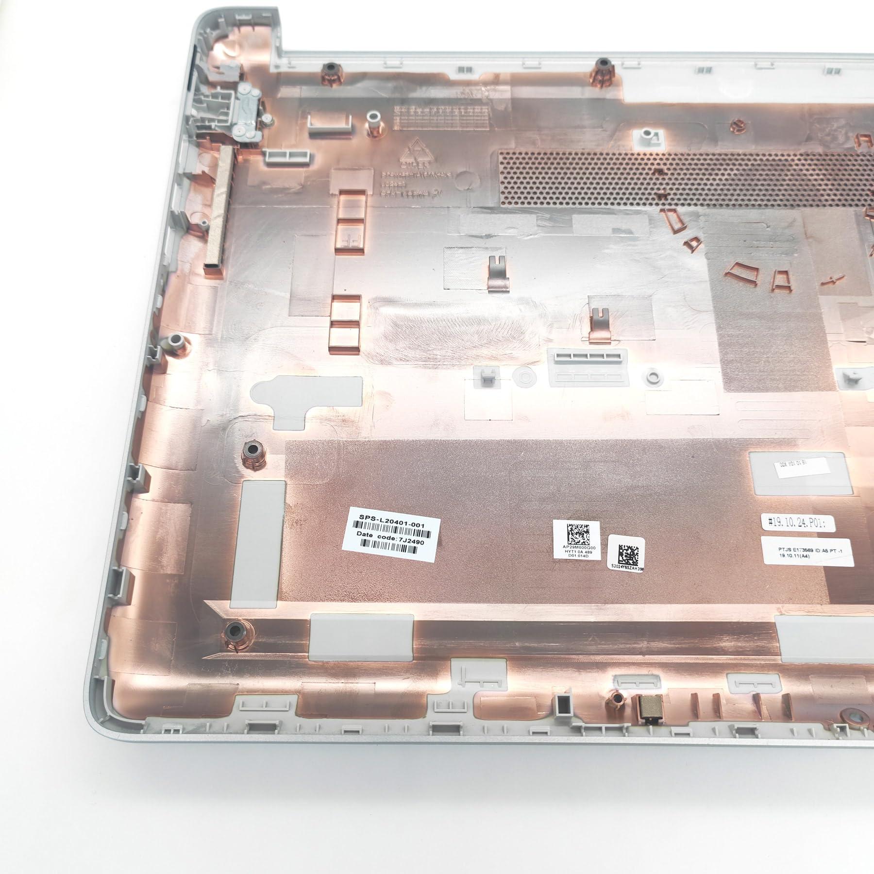 Jxjslp Jxjslp Replacement Bottom Case for HP 15-DA 15-DB 15T-DA 15T-DB 15Z-DB Series Laptop L20401-001 Lower Cover