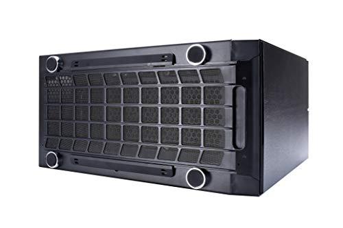 Fractal Design Fractal Design Nano S Window - Mini Tower Computer Case - ITX - Optimized for High Airflow and Silent Computing with ModuVent Technology -2X Fractal Dynamix X2 GP-14 Fans Included -Black Window