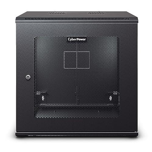 CyberPower CyberPower Carbon CR12U61003 12U Wall Mount Rack Enclosure, Black