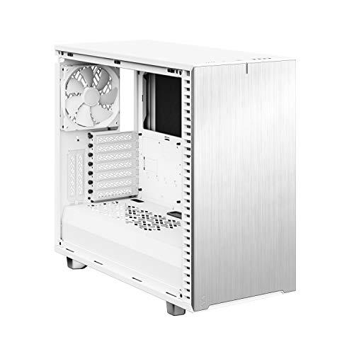 Fractal Design Fractal Design Define 7 White Brushed Aluminum/Steel E-ATX Silent Modular Tempered Glass Window Mid Tower Computer Case