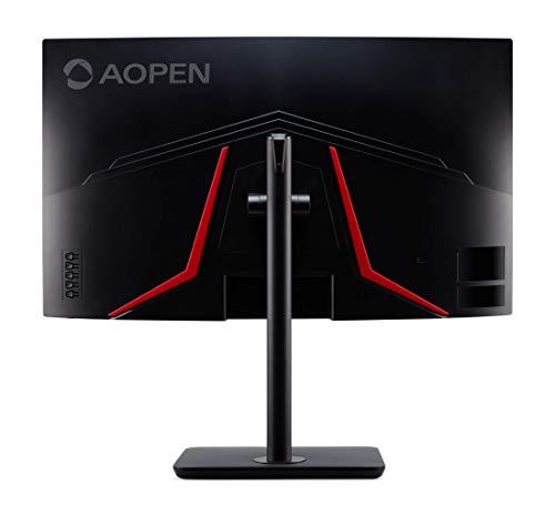 AOPEN AOPEN by Acer 32HC5QR Zbmiiphx 31.5\" 1500R Curved Full HD (1920 x 1080) VA Zero-Frame Gaming Monitor with Adaptive-Sync Technology, 240Hz, 1ms , (Display Port & 2 x HDMI 1.4 Ports), Black