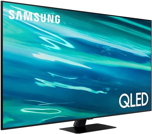 SAMSUNG SAMSUNG 65-Inch Class QLED Q80A Series - 4K UHD Direct Full Array Quantum HDR 12x Smart TV with Alexa Built-in and 6 Speaker Object Tracking Sound - 60W, 2.2.2CH (QN65Q80AAFXZA, 2021 Model)